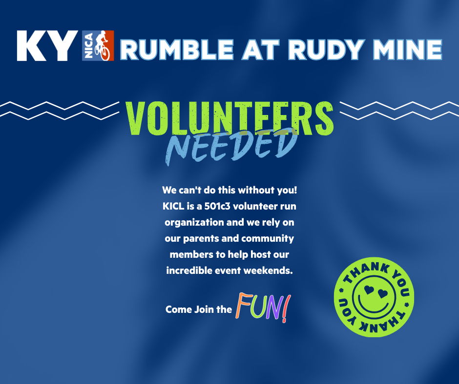 We have six positions left to fill.
Thank you for helping us create an amazing experience for our student-athletes.
A friendly reminder, teams are expected to provide 1 race day volunteer for every 2.5 team athletes.
https://signup.com/go/XcbEckJ
#morekidsonbikes #kentuckymtb #Mountainbike #Kentucky