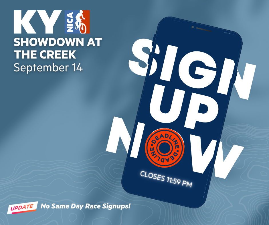 ⏰ Registration Reminder!
Race 2: Showdown at the Creek is coming up on Sunday, September 14 🏞️🚴
📌 Registration closes TODAY at 11:59 PM, September 10
❌ No same-day signups this year — don’t miss your chance!
✅ Parents, get your riders signed up
✅ Student-athletes, double-check you’re registered
Let’s fill those start lines and bring the stoke to Burlington! 🔥
#KICL #ShowdownAtTheCreek #MoreKidsOnBikes #RaceDayReady #Kentuckymtb