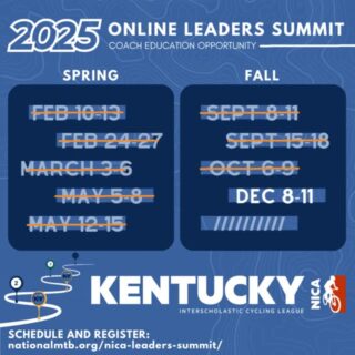 🚨 Calling All KICL Coaches!

The 2025 NICA Online Leaders Summit is your chance to complete your coach education from anywhere! 💻🌍

🔥 Whether you are new to coaching or looking to elevate your leadership, this is the perfect opportunity to connect, learn, and inspire.

🗓️ ONLY ONE Remaining Leader Summit Dates
📌 Dec 8–11

💡 Register today at:
👉 [https://buff.ly/Cws2QrM]

✅  Satisfies Coach Level 3 Requirements
✅  100% virtual, flexible, and engaging!
✅  FREE
✅  Earn Continuing Edu credit if you're already a Level 3 Coach

#KentuckyMTB #NICA2025 #CoachWithPurpose #KICLLeadership #LevelUp #GirlsRideToo #RideWithKICL #CoachLife